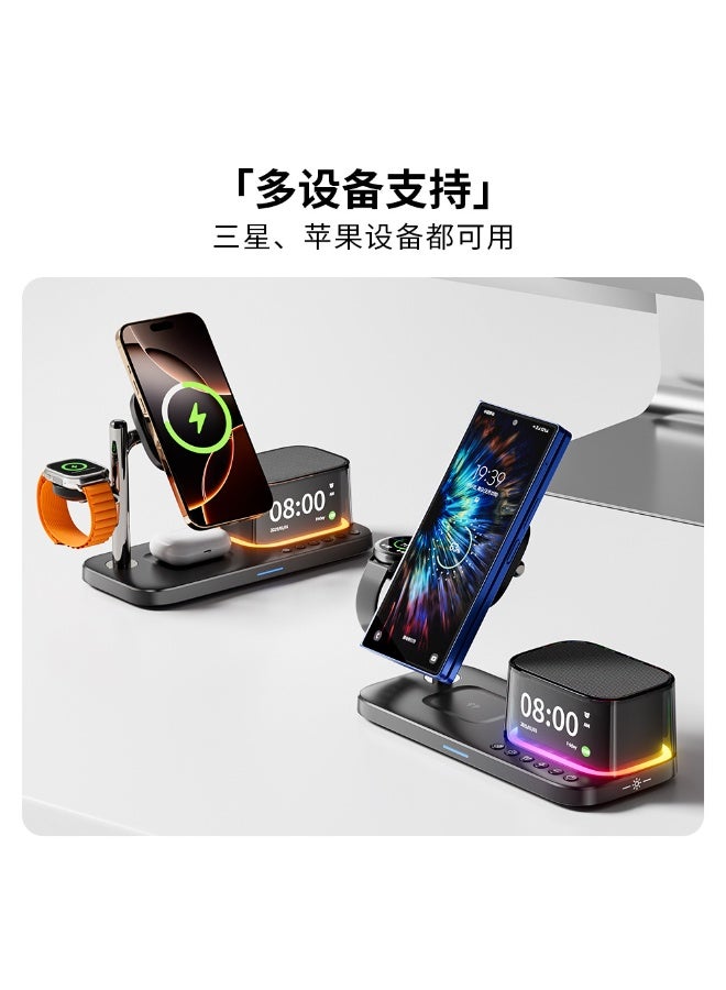 زالينو شاحن لاسلكي مغناطيسي 3 في 1 لهاتف آيفون وساعة آبل وسماعات AirPods - Image 5